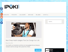 Tablet Screenshot of ipoki.com